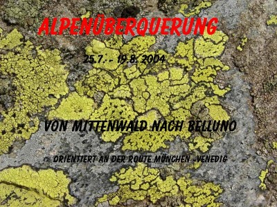 Alpenüberquerung Alpenüberquerung